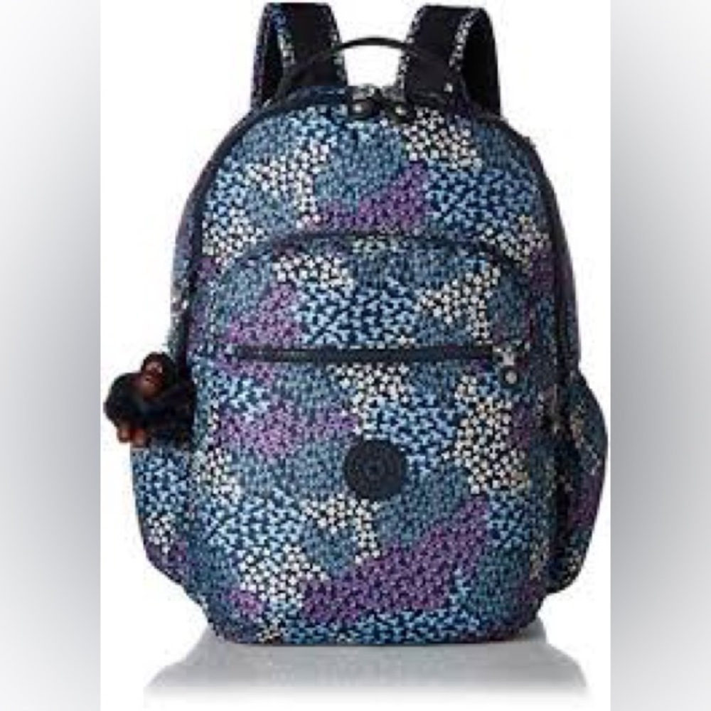 Kipling Colorful Patterned Backpack - image 1